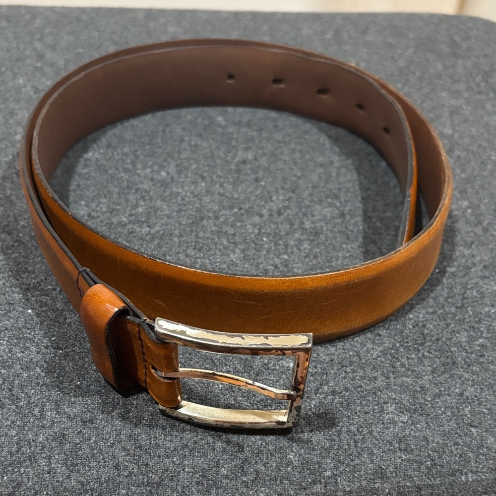Allen Edmonds Brown Leather Belt
